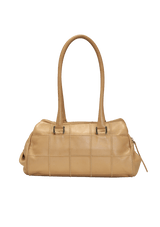 SQUARE STITCH BOWLER BAG