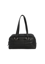 SQUARE STITCH BOWLER BAG