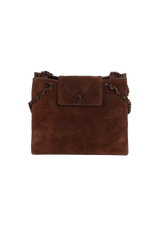 VINTAGE CC SUEDE SHOULDER BAG