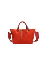 BAYLEE CASHMERE LEATHER TOTE MEDIUM