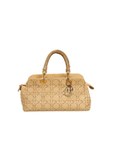 CANNAGE STITCHED TOP HANDLE BAG