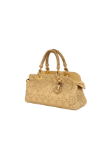 CANNAGE STITCHED TOP HANDLE BAG