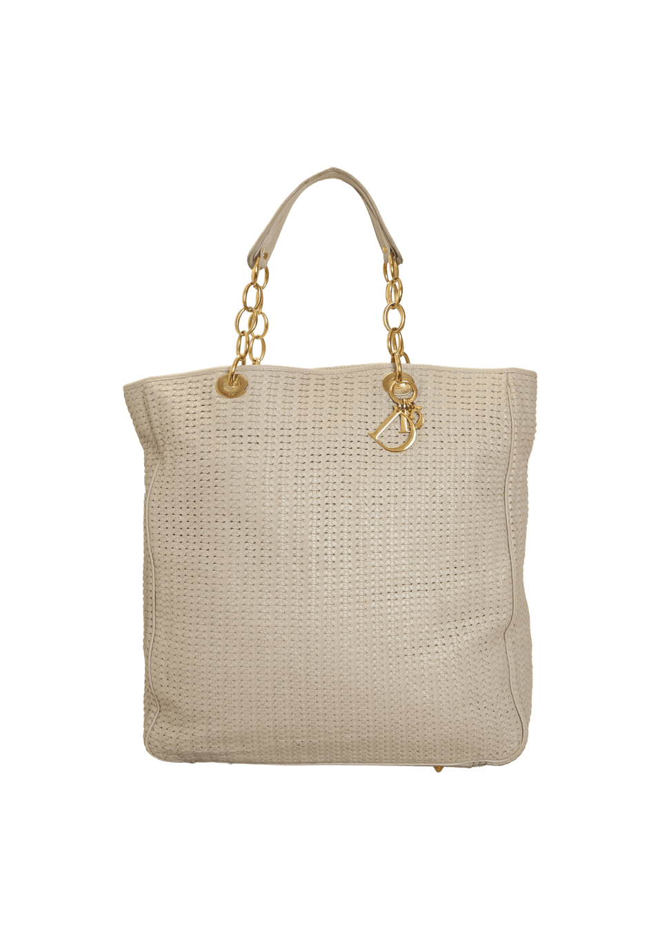 BOLSAS CHRISTIAN DIOR LADY DIOR WOVEN SOFT TOTE BEGE ORIGINAL – Gringa