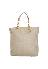 LADY DIOR WOVEN SOFT TOTE