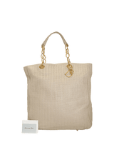 LADY DIOR WOVEN SOFT TOTE