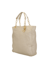 LADY DIOR WOVEN SOFT TOTE