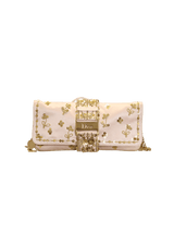 LIMITED EDITION EMBROIDERED SATIN CHAIN BAG