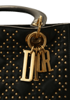 STUDDED SUPPLE LADY DIOR MEDIUM