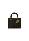 STUDDED SUPPLE LADY DIOR MEDIUM