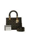 STUDDED SUPPLE LADY DIOR MEDIUM