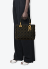 STUDDED SUPPLE LADY DIOR MEDIUM