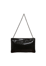 PATENT LEATHER SPIKES BAG