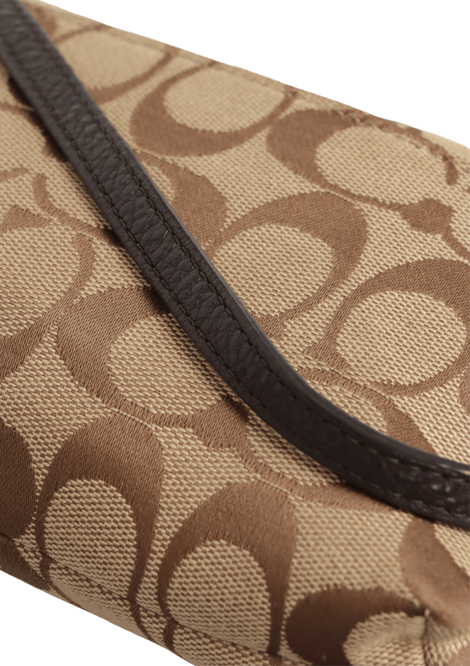 BOLSAS COACH VINTAGE SIGNATURE MINI POUCH MARROM ORIGINAL – Gringa