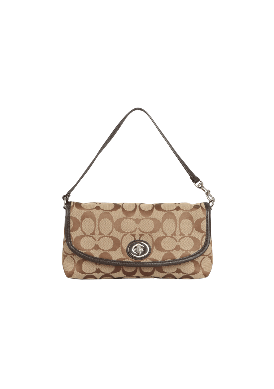 BOLSAS COACH VINTAGE SIGNATURE MINI POUCH MARROM ORIGINAL – Gringa