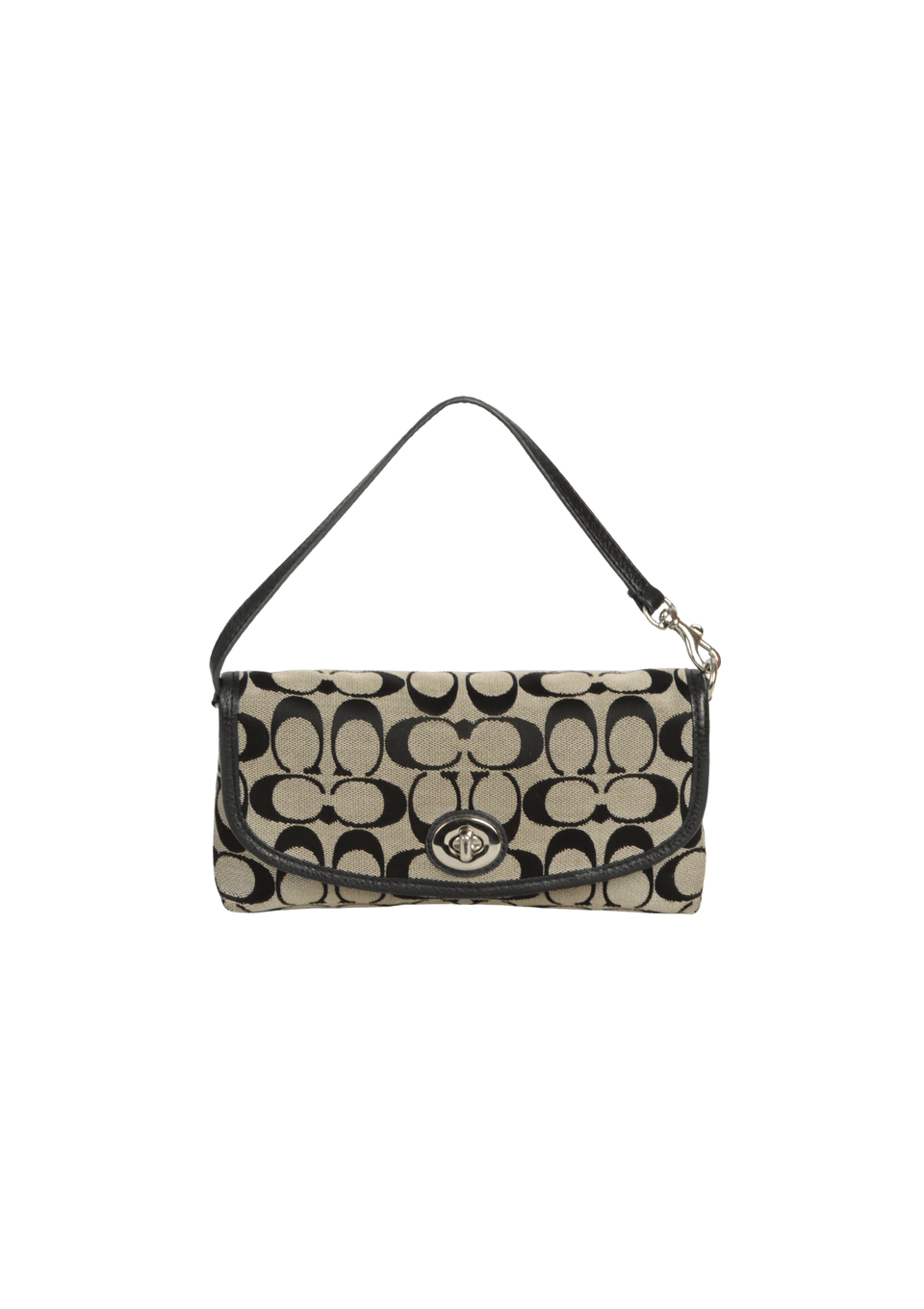 バッグ Rare Coach Signature Mini Bag Pouch BOLSAS COACH VINTAGE SIGNATURE MINI POUCH PRETO ORIGINAL – Gringa