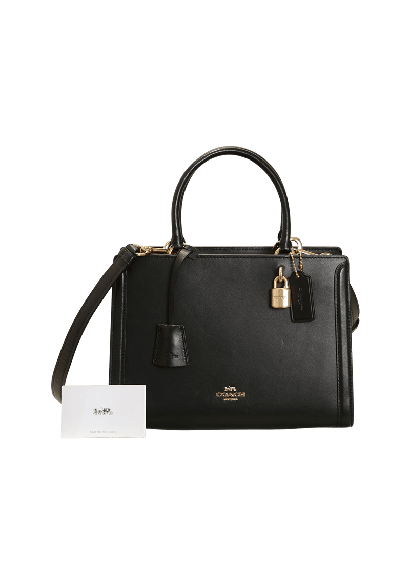 BOLSAS COACH ZOE CARRYALL BAG PRETO ORIGINAL Gringa
