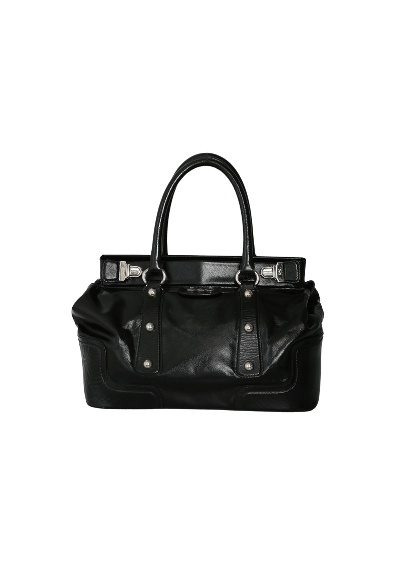 PATENT LEATHER ZOE BAG