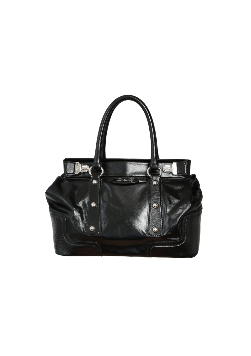 PATENT LEATHER ZOE BAG