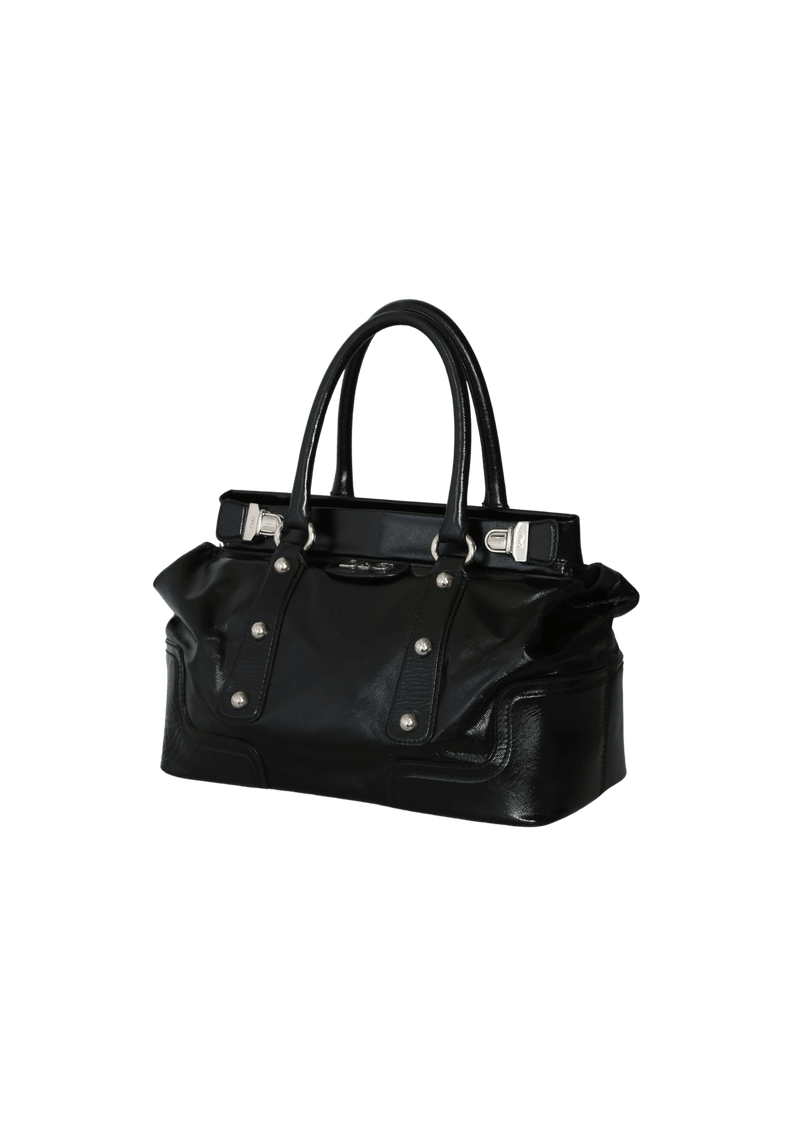 PATENT LEATHER ZOE BAG