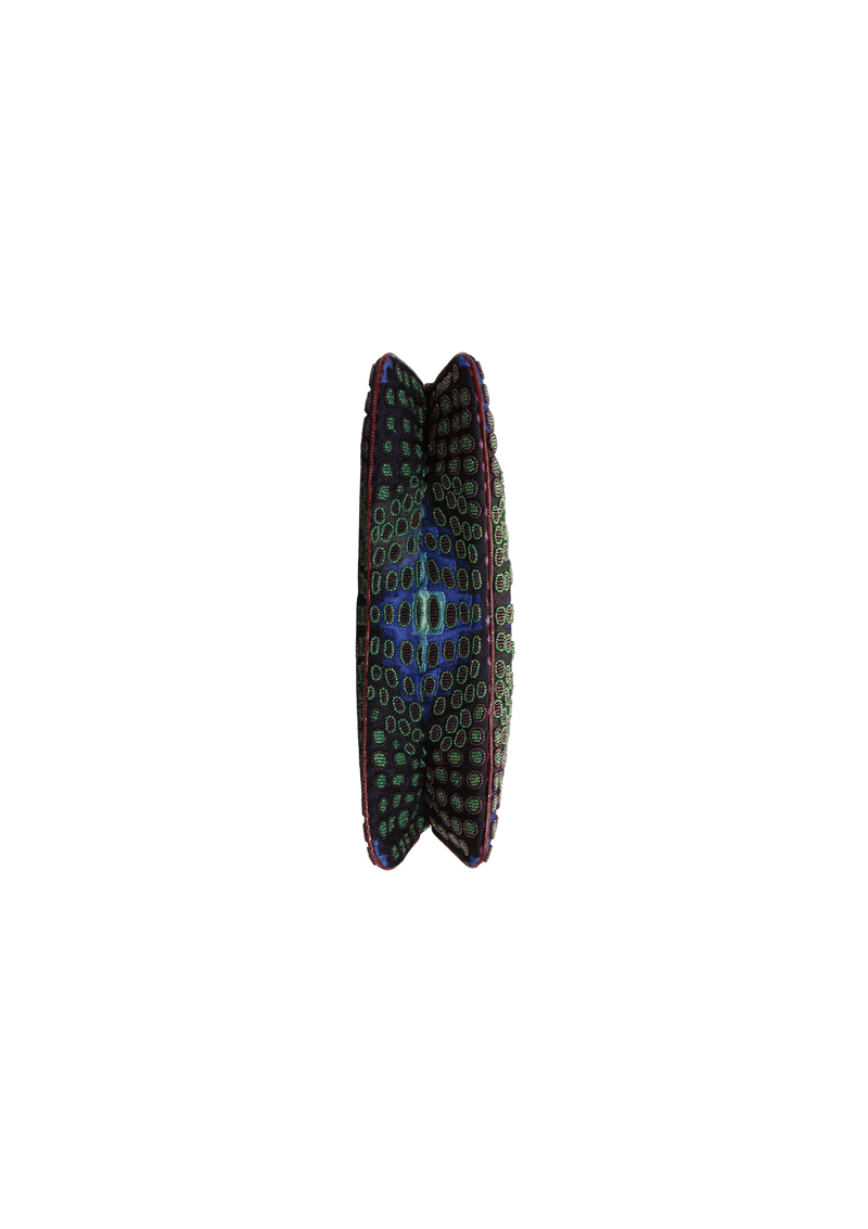 BEADED LIZARD TRIM BAG