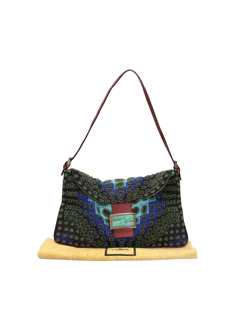 BEADED LIZARD TRIM BAG