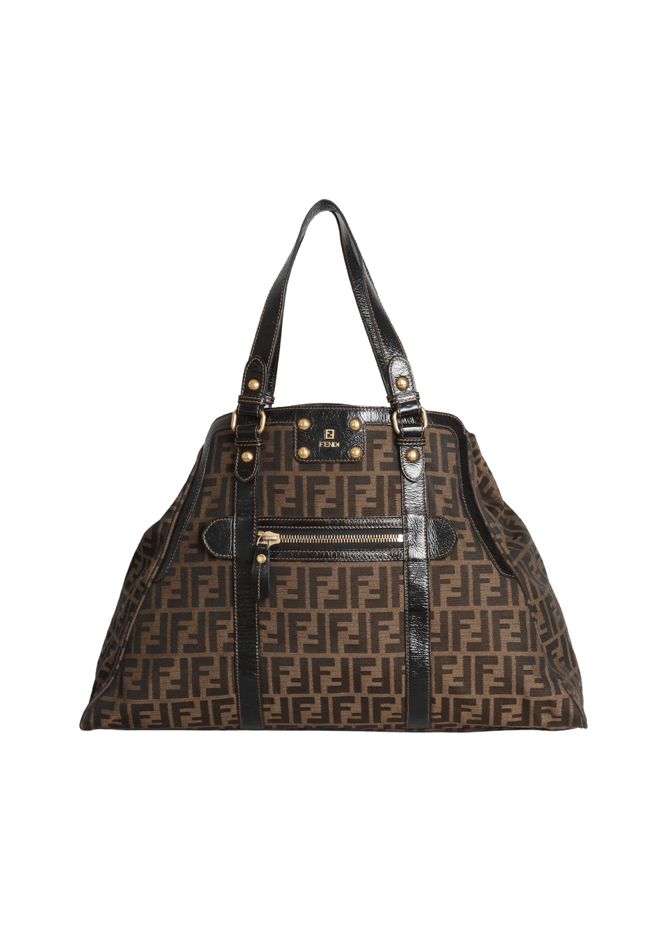 BOLSAS FENDI LARGE ZUCCA DE JOUR BAG MARROM ORIGINAL – Gringa