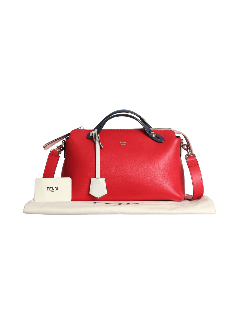 FENDIバッグ BOLSAS FENDI MEDIUM BY THE WAY BAG VERMELHO ORIGINAL – Gringa