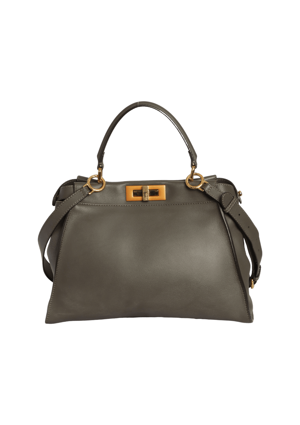 FENDIバッグ BOLSAS FENDI MEDIUM PEEKABOO BAG CINZA ORIGINAL – Gringa