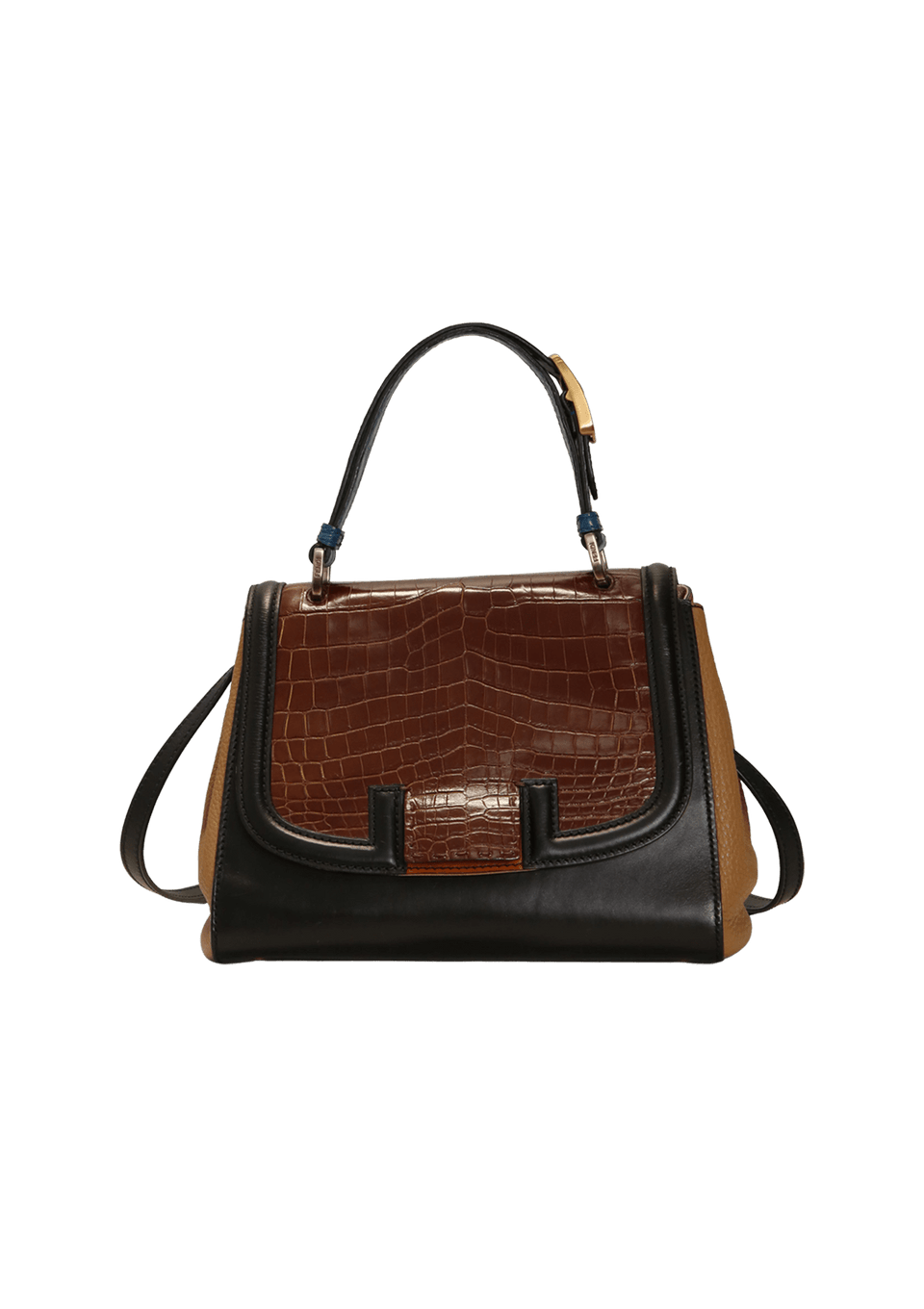 BOLSAS FENDI SILVANA CROCODILE EMBOSSED BAG COLORIDO ORIGINAL – Gringa