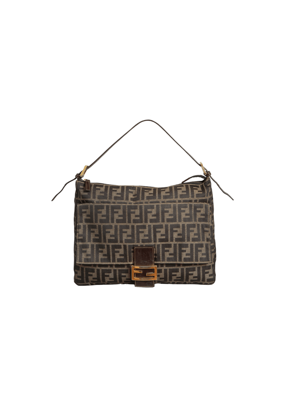 BOLSAS FENDI VINTAGE ZUCCA SHOULDER BAG MARROM ORIGINAL – Gringa