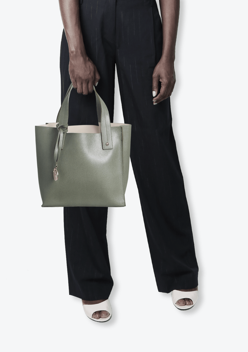 BOLSAS FURLA SMALL MUSA TOTE VERDE ORIGINAL Gringa