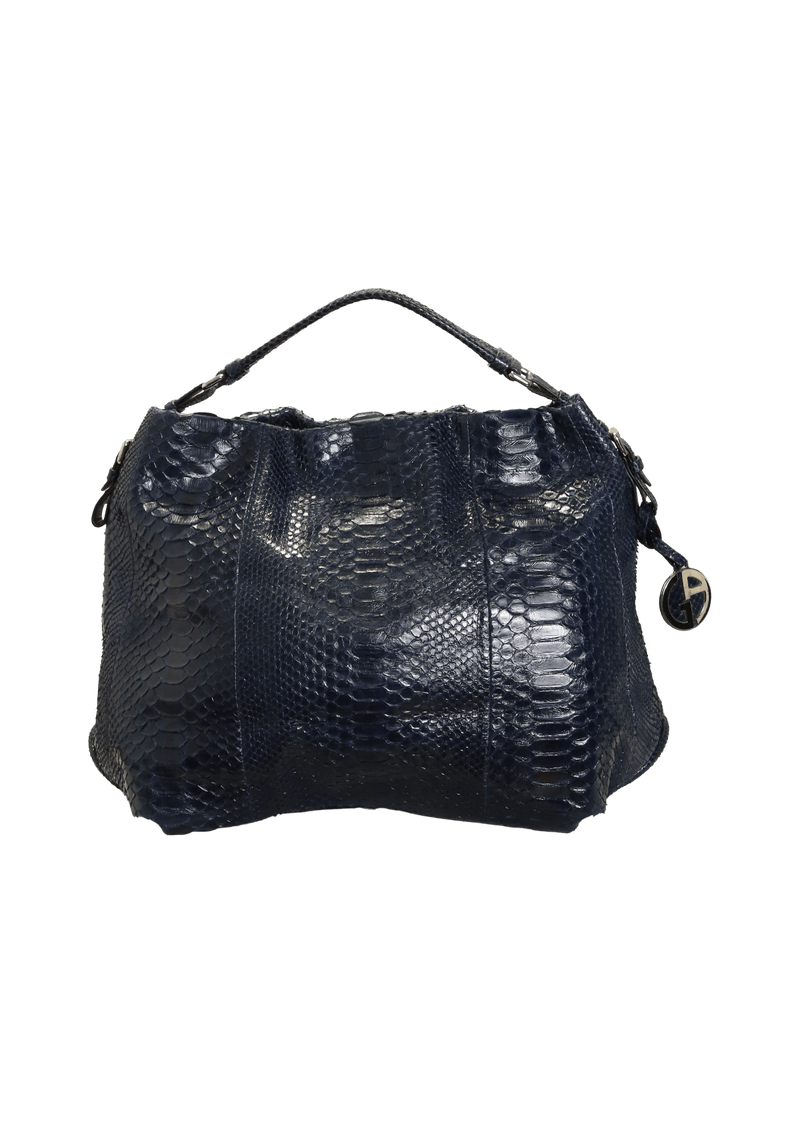 PYTHON HOBO TOTE BAG