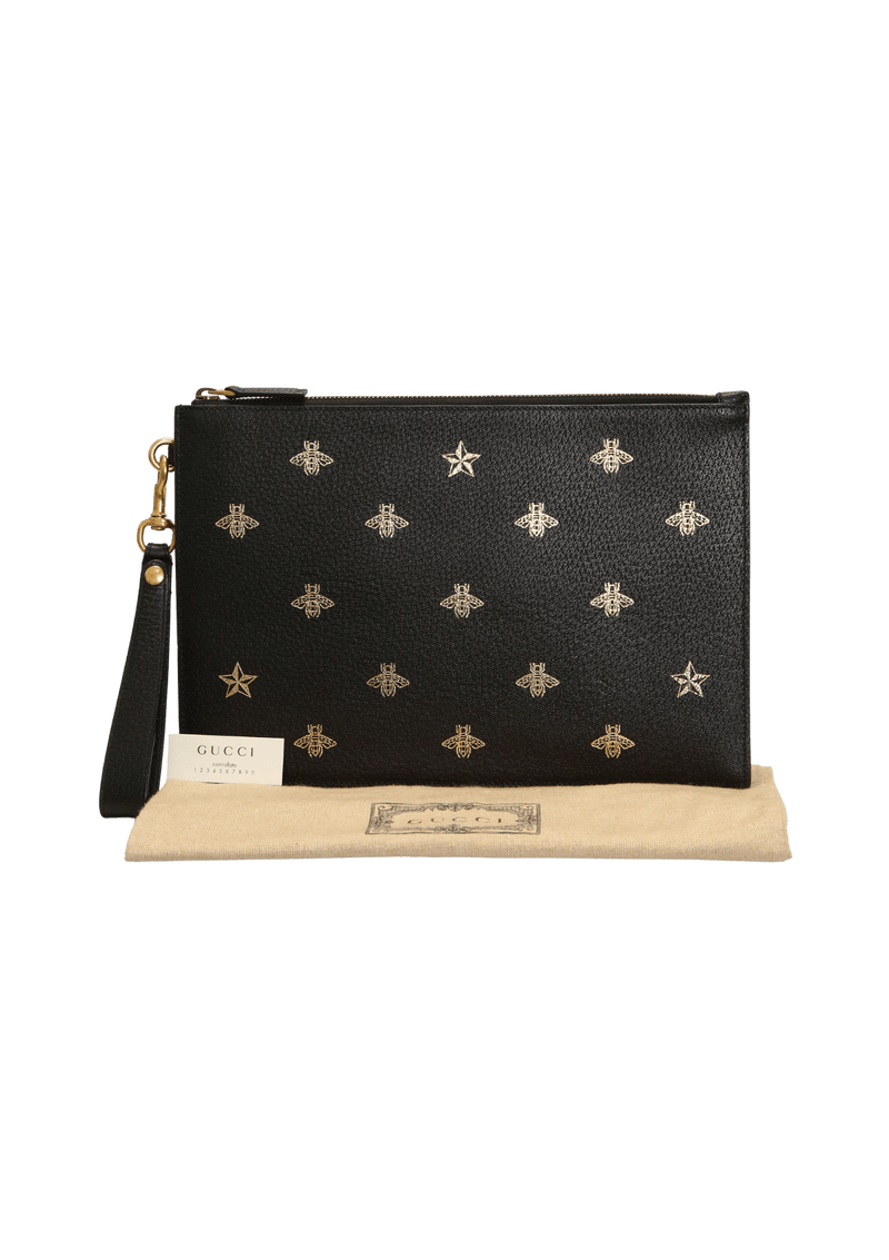 BEE STAR WRISTLET POUCH