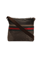 DIAMOND WEB NYLON CROSSBODY