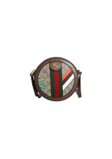 GEOMETRIC GG OPHIDIA MINI ROUND BAG
