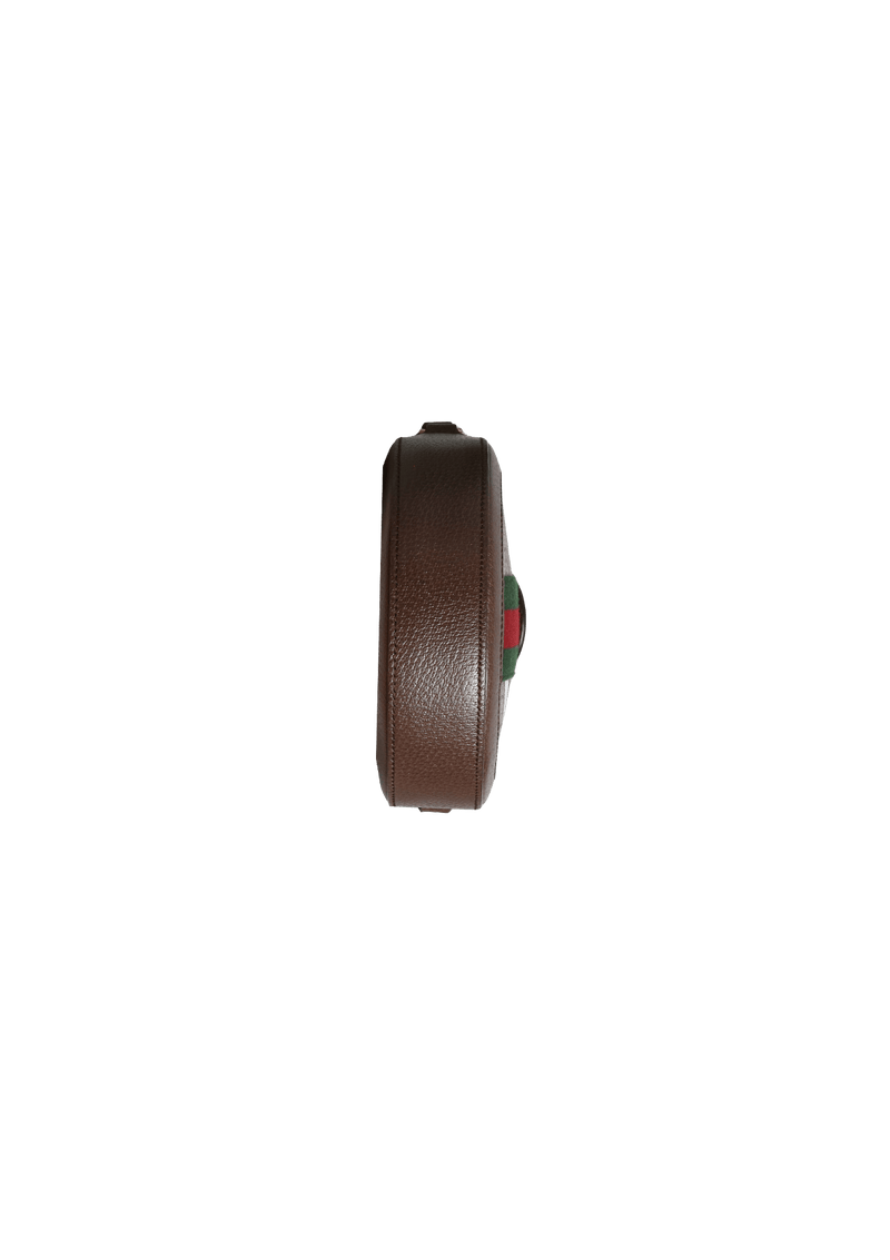 GEOMETRIC GG OPHIDIA MINI ROUND BAG