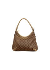 GG CANVAS ABBEY D-RING HOBO SMALL