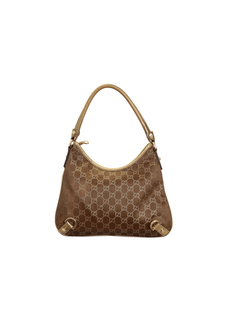 GG CANVAS ABBEY D-RING HOBO SMALL