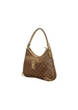 GG CANVAS ABBEY D-RING HOBO SMALL