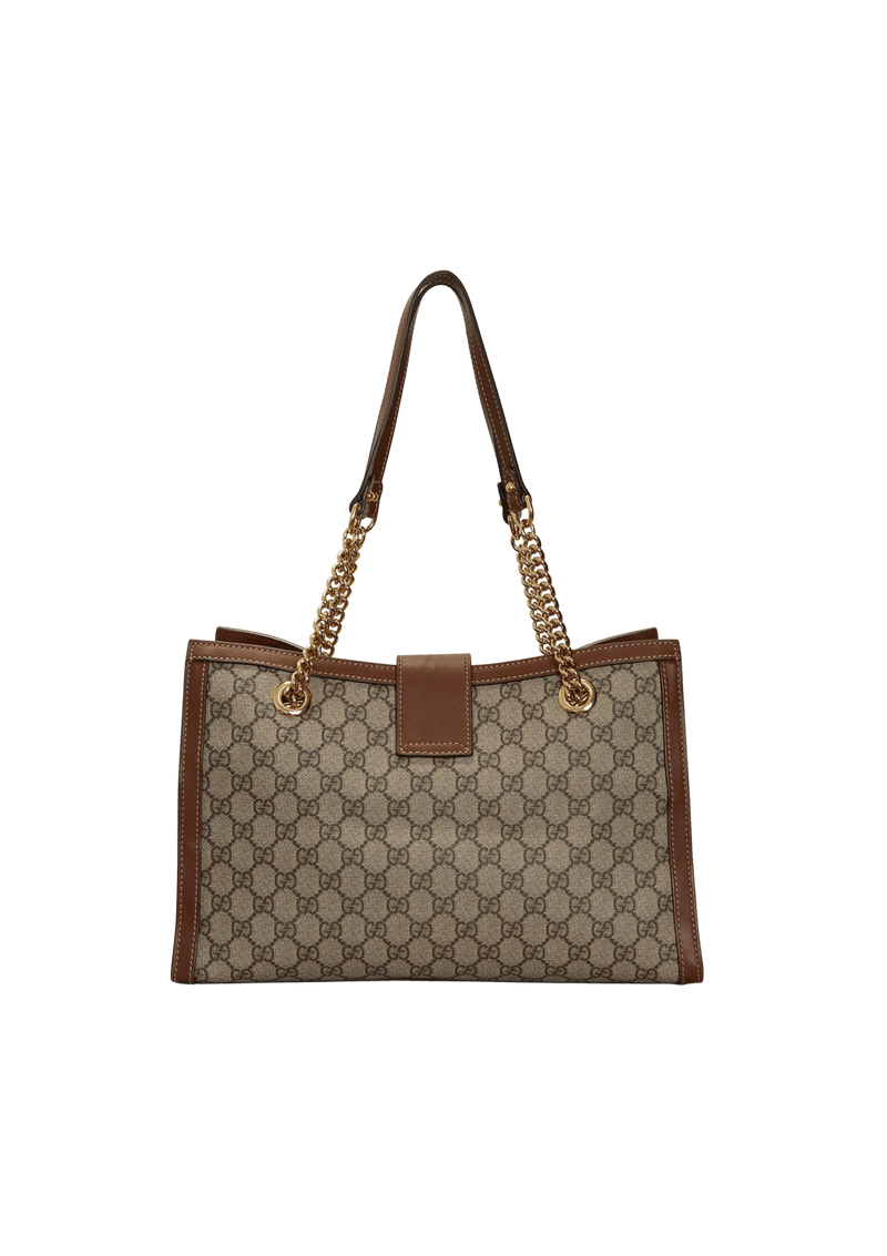 GG CANVAS PADLOCK TOTE