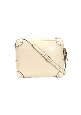 GG EMBOSSED PERFORATED SQUARE BAG