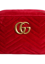 GG MARMONT CAMERA BAG VELVET SMALL