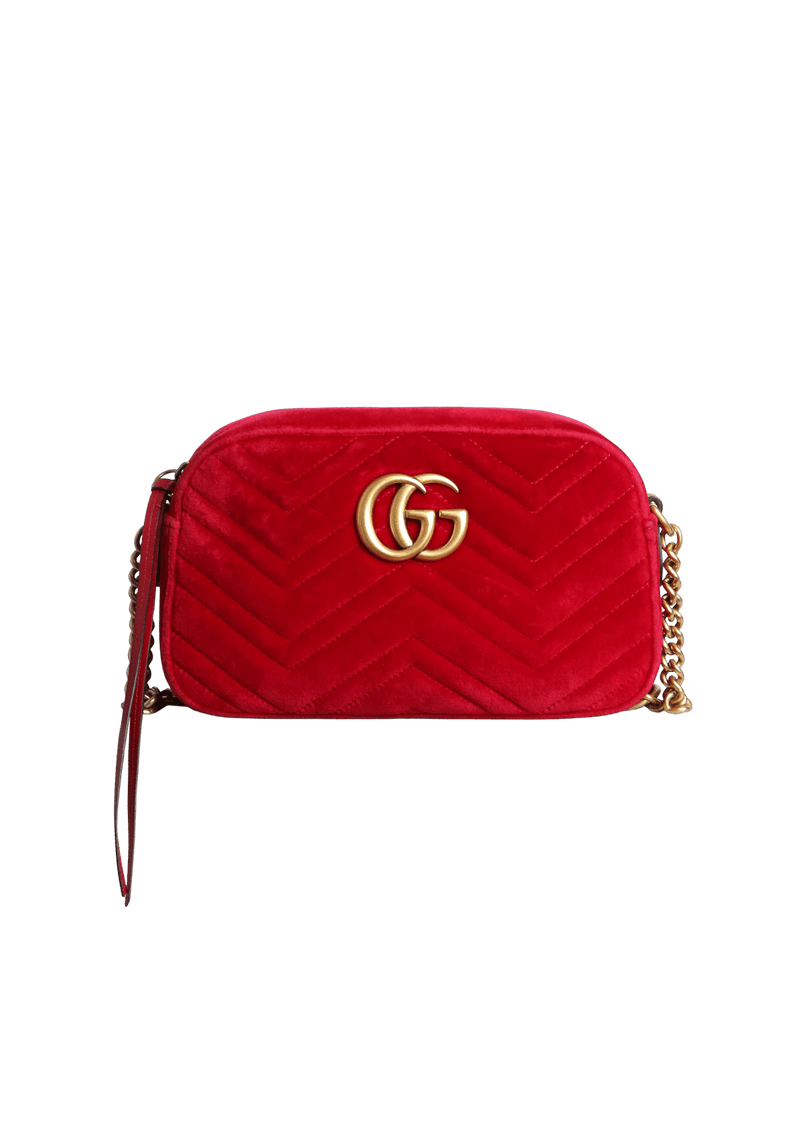 GG MARMONT CAMERA BAG VELVET SMALL