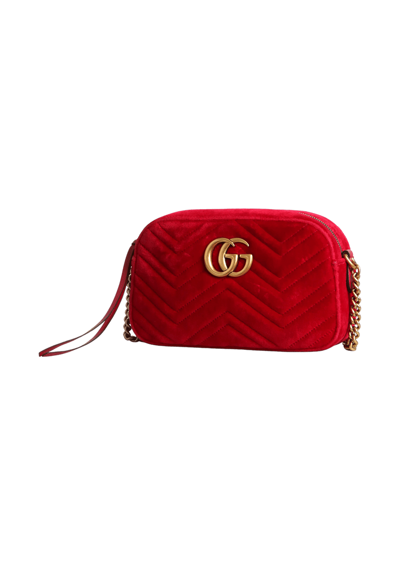 GG MARMONT CAMERA BAG VELVET SMALL