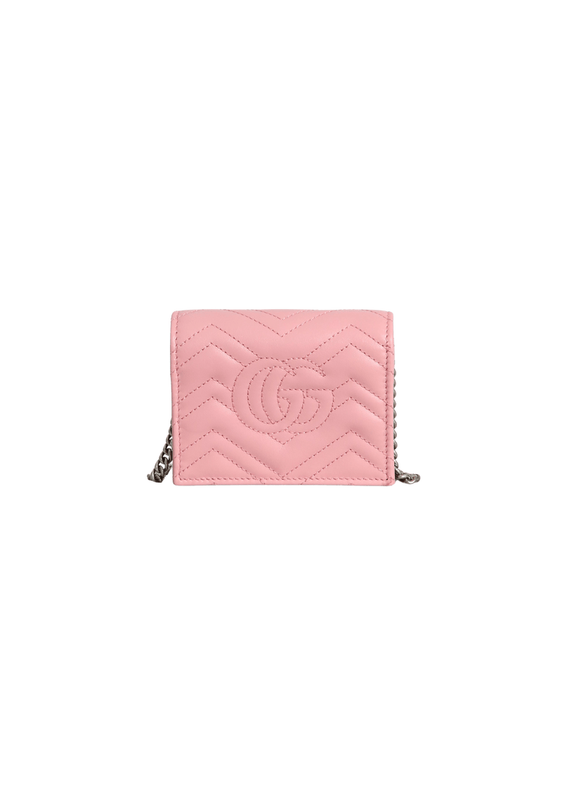 GG MARMONT MINI WALLET ON CHAIN