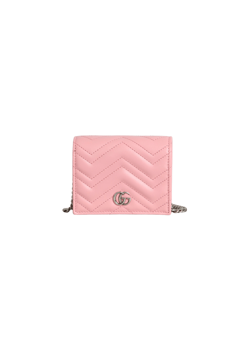 GG MARMONT MINI WALLET ON CHAIN