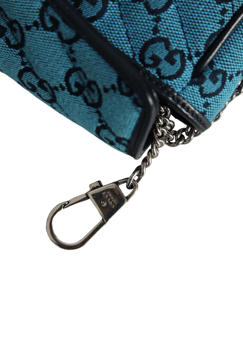 BOLSAS GUCCI GG MARMONT MULTICOLOUR SUPER MINI AZUL ORIGINAL – Gringa