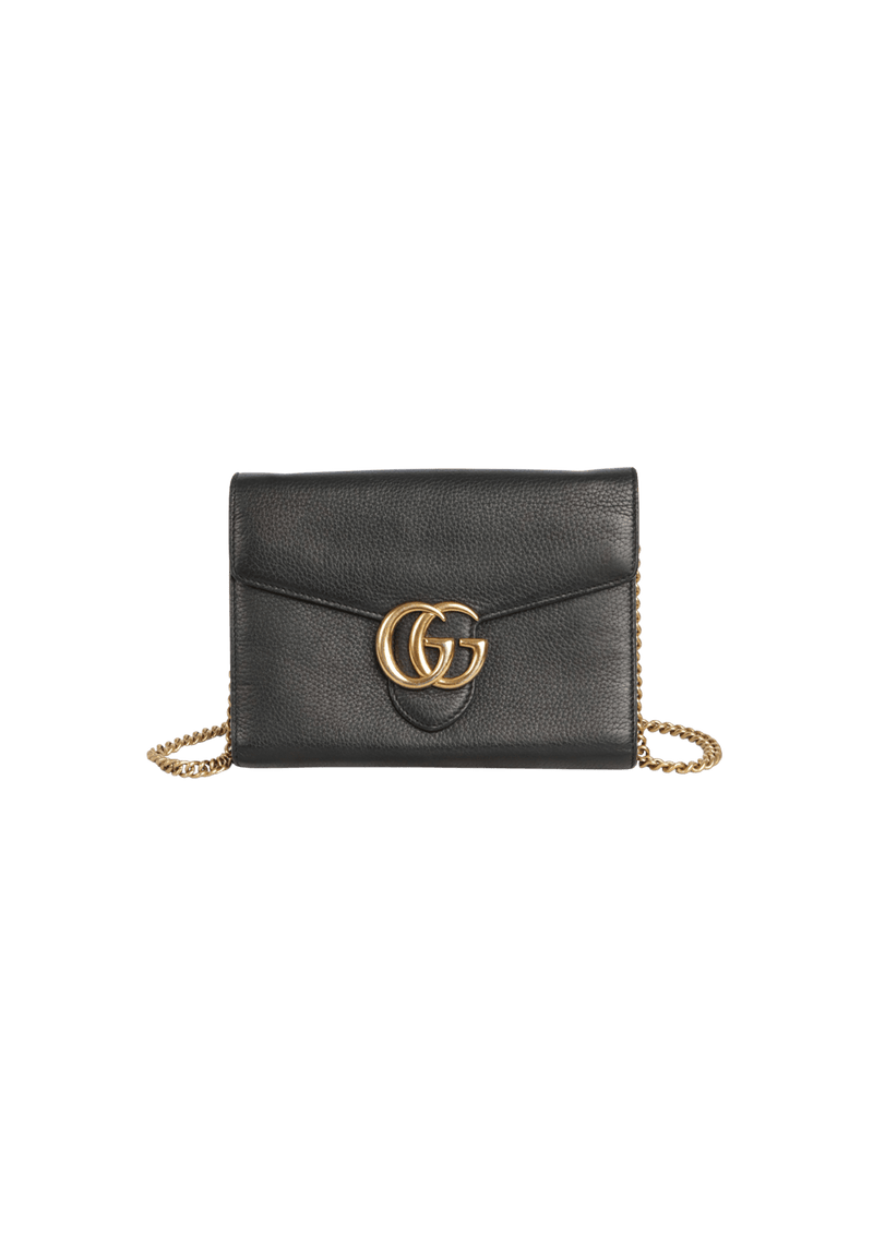 GG MARMONT WALLET ON CHAIN