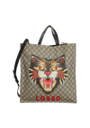 GG SUPREME ANGRY CAT VERTICAL TOTE