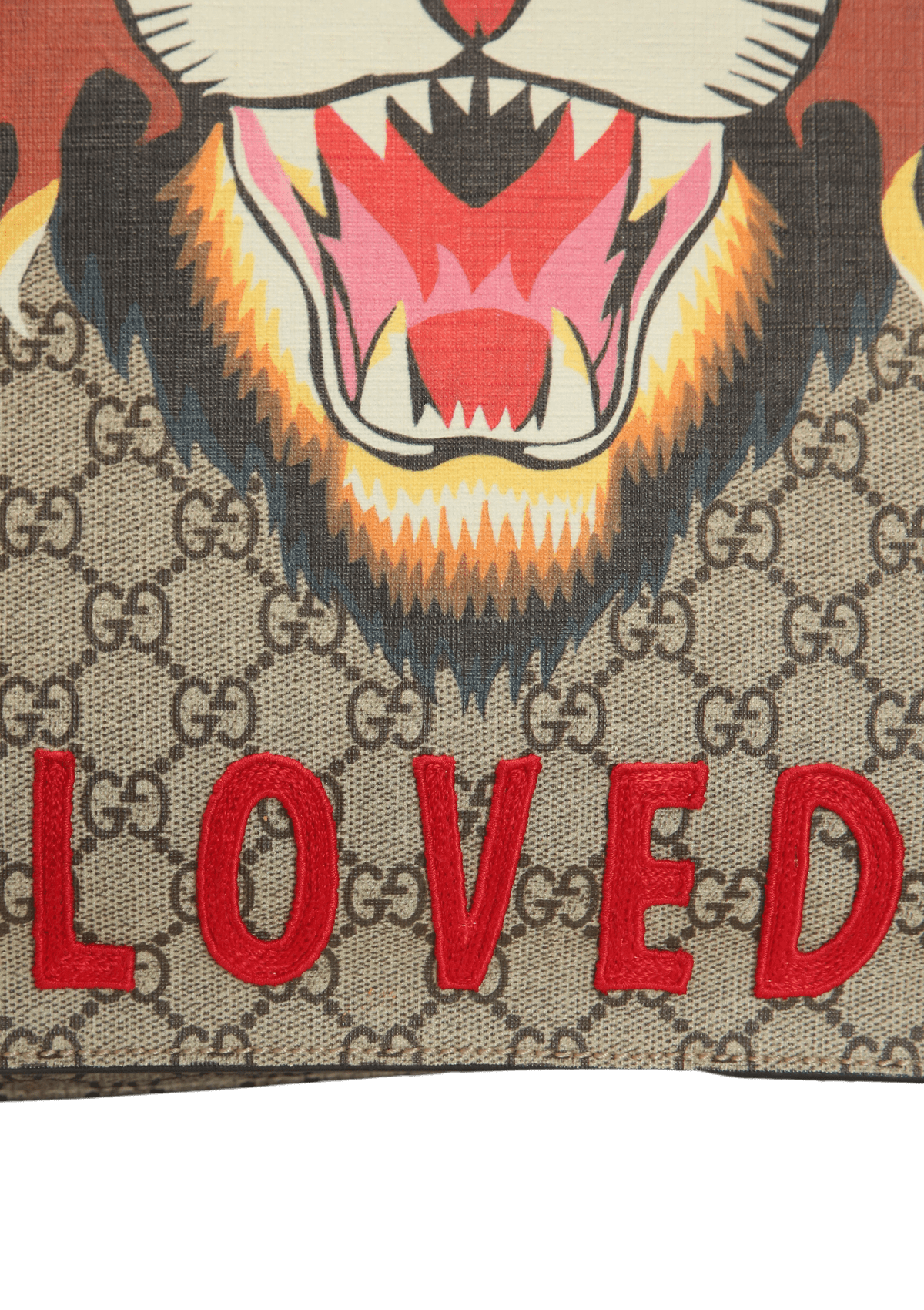 BOLSAS GUCCI GG SUPREME ANGRY CAT VERTICAL TOTE BEGE ORIGINAL Gringa